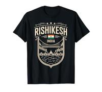 Rishikesh India Cream Emblem Travel Souvenir T-Shirt