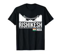 Rishikesh India Skyline Badge Travel Souvenir T-Shirt