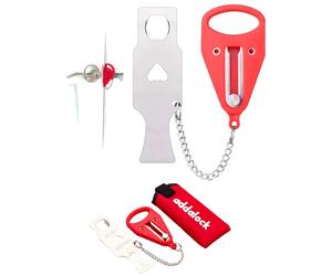 Rishon Enterprises Inc. Addalock The Original Portable Door Lock by (1 Piece), for Home Security, Apartment Security Lock, Travel Door Lock, AirBNB Lock and Dorm Room Essentials