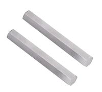 RISHORI 2pcs 6061 Aluminum Hex Bar, Precision Machined Solid Metal Stock, 9mm to 16mm Range, Industrial Grade Tooling,13mm across edge (2pcs)