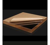 RISHORI 2PCS Acrylic Sheets Square Plates Length Width 200Mm Transparent Panels Durable Boards Block Material Lightweight for Sign Making Thickness 15mm