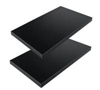 RISHORI 2Pcs POM Plastic Sheet Polyoxymethylene Sheet 100x100mm, 6-20mm Thickness for Machining Precision Parts, Home Decor, DIY Projects,6mm*100 * 100mm 2Pcs
