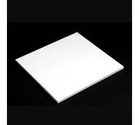 RISHORI 2pcs PTFE Plastic Sheet, Polytetrafluoroethylene Sheet, Size 50mm*50mm Thick 6-10mm, for Industrial Use,50mmx50mmx10mm