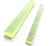 RISHORI 2Pcs Solid Polyurethane Square Strip Industrial Elastic Rubber Bar 6mm Thickness,10-20mm Width,500mm Length for Buffer, Interval,6 * 20 * 500mm 2pcs