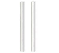 RISHORI 6061 Aluminum Rod 10-15mm Dia x 1.25m, 2Pcs Solid Round Bar Stock for DIY Craft, Model Plane Car, Lathe CNC Machining,Diameter 12mm (2 pcs)