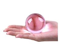 RISHORI Acrylic Clear Sphere Pink Solid Durable Spheres Transparent Balls Diameter 20-100MM for Desktop Ornaments Photography Tools,Diameter 70mm