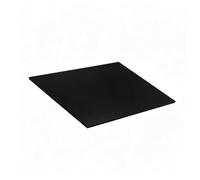 RISHORI Black ABS Plastic Sheet, Rigid Thermoplastic Sheet 300mmx300mm Thick 30-40mm, DIY Rigid Panels for DIY Crafts Modelling,300x300x30mm