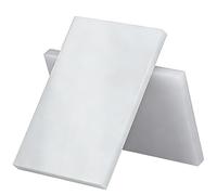 RISHORI Industrial Grade Polypropylene PP Sheet 200mm x 300mm Solid Plastic Board 1mm-5mm Thickness for Cutting Drilling,200mm*300mm*2mm 10pcs