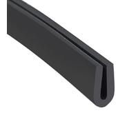 RISHORI Rubber Round-Bottom U-Shape Edge Seal Strip, Flexible Trim For 0.5mm-2mm Thick Edges, Soft Protective U-Channel Gasket For Furniture Panels DIY Projects,5mm*3mm*1mm 10pcs