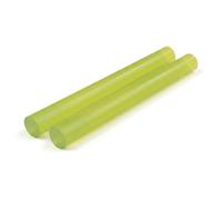RISHORI Solid Polyurethane Round Rod, Green Translucent Oil and Tear Resistant PU Bar, 2pcs,Suitable for Automotive Assembly and Machinery Parts Processing,75mm
