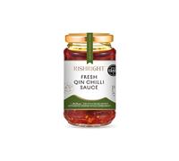 RishRight Fresh Qin-Chilli Sauce | GI-certified Fresh Qin-Chilli | 400-Year-Old-Recipe | Fruity & Perfectly Spiced | No Sugar, MSG | Healthy & Tasty | Cheese, bread, crackers, eggs | 160 g (Pack 2)