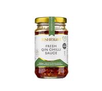 RishRight Fresh Qin Chilli Sauce | Great Taste Award | Fermented Hot Sauce | Savoury, Tangy, Fruity | Perfect For Cheese, Eggs, Seafood, Stir Fry, Dumplings & Chinese Noodles | Clean & Tasty | 160g