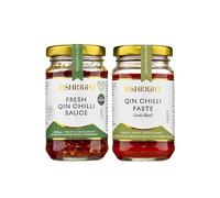 RishRight Umami Pair | Awarded 2-in-1 Chilli Sauce & Garlic Chilli Paste Bundle | Fresh Qin Fermented Hot Sauce & Garlic Blend Chilli Paste | For Dumplings, Dips, Eggs, Chinese Noodles & Stir Fry