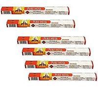 Rishta Agarbatti - Authentic Flavorful Culinary Enhancements - Aromatic Incense Sticks for Pooja, Yoga, Aromatherapy, Room Freshener, Meditation - Musk Agarbatti 20stk (Pack of 6)