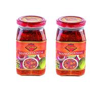 Rishta Mango Gunda Pickle 400g (Pack of 2) - Natural Ingredients - Accompaniments to Traditional Main Dishes