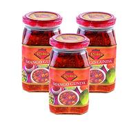 Rishta Mango Gunda Pickle 400g (Pack of 3) - Natural Ingredients - Accompaniments to Traditional Main Dishes