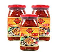Rishta Mixed Pickle 400g (Pack of 3) - Natural Ingredients - Eaten With Indian Dinner or With Indian Breakfast - Provides The Ideal Indian Dining Experience