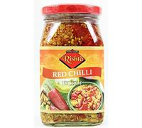 Rishta Red Chilli Pickle 400g (Pack of 1) - Tantalizing Mix of Red Chillies - Traditional Taste and Great Flavour to the Pickle - Natural Ingredients