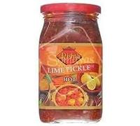 Rishta Various Flavoured Pickles, Chutney, Paste - Authentic Flavorful Culinary Enhancements - Perfect Side Condiment for Indian Dish - Natural Sweetener - Lime Pickle Hot 400g (Pack of 1)