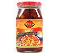 Rishta Various Flavoured Pickles, Chutney, Paste-Authentic Flavorful Culinary Enhancements - Perfect Side Condiment for Indian Dish-Sugarcane Flavor Dessert Addition - Katki 450g (Pack of 1)