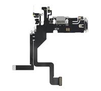 Risidamoy Charging Port Replacement Dock Connector for iPhone 14 Pro Repair Headphone Jack Fix USB Charge Flex Cable Microphone Antenna Assembly for A2650, A2889, A2890, A2891, A2892