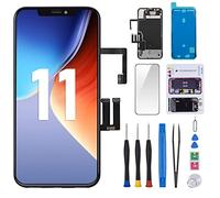 Risidamoy for iPhone 11 Screen Replacement 6.1" with Ear Speaker and Sensor Kit Full Assembly 3D Touch LCD Display Digitizer Fix Tools Magnetic Screw Mat Front Earpiece Repair Glass A2111 A2223 A2221