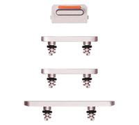 Risidamoy for iPhone 13 Mini Power Button and Volume Button Replacement Side Key Button Replace Silence ON Off Mute Control Button Fix Model: A2481 A2626 A2628 A2629 (Pink)