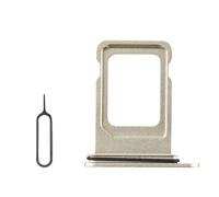 Risidamoy for iPhone 15 15 Plus Single SIM Card Tray Replacement Single Version SIM Card Slot Holder Replace for iPhone 15 15 Plus with Open Eject Pin Model: A3090 A2846 A3089 A3094 A2847 (Yellow)