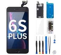 Risidamoy for iPhone 6S Plus Screen Replacement with Home Button 5.5" Black