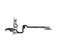 Risidamoy Power Volume Button Flex Cable Replacement for iPhone 15 Pro Max On Off Control Repair Silent Switch Key Side Buttons Replace with Pre-Installed Metal Bracket for iPhone 15 promax A2849