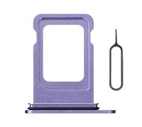 Risidamoy Single SIM Card Tray Purple Replacement for iPhone 12 US Version Sim Card Tray Holder Adapter with SIM Ejector for iPhone12 Mobile Phone Repair Replace Parts A2172 A2402 A2404