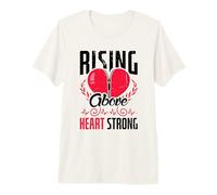 Rising Above Heart Strong - Open Heart Surgery Premium T-Shirt