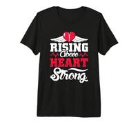 Rising Above Heart Strong - Open Heart Surgery Premium T-Shirt