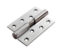 Rising Butt Hinge, Steel, Self-Closing, Left and Right Hand, for Internal Doors, Bathrooms, Kitchens, Residential and Commercial Use (Right)