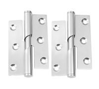 Rising Butt Lift Off Door Hinge 3in/75mm Heavy Duty Stainless Steel Doors Hinges Rust-Resistant Small Hinges for Internal & External Wooden Door Cabinets (Left Hand, Inswing/Right Hand, Outswing)