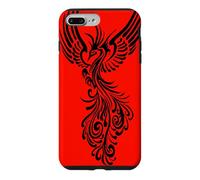 Rising From The Ashes Black Artistic Phoenix Illustration Case for iPhone 7 Plus/8 Plus