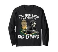 Rising from The Grave Halloween Spooky Haunted Season Long Sleeve T-Shirt
