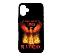 Rising Phoenix Flames Fire Bird Rebirth Case for iPhone 16 Plus