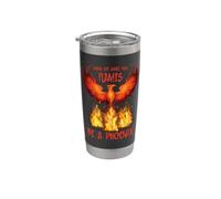Rising Phoenix Flames Fire Bird Rebirth Stainless Steel Insulated Tumbler
