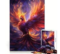Rising Phoenix Hard Jigsaw Puzzle for Adults 1000 Pieces Intellect Toy Cozy Time Quality Cut (50x75cm)