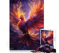 Rising Phoenix Hard Jigsaw Puzzle for Adults 1000 Pieces Reason Skill Toy Family Time Tight Cut Art Collectible (38x52cm)