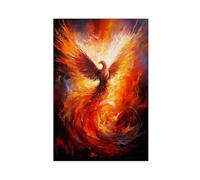 Rising Phoenix Poster Canvas Poster Bedroom Decor Landscape Office Room Decor Gift 20x30inch(50x75cm)