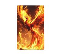 Rising Phoenix Single Toggle Blank Wall Plate Light Switch Cover Decorative 1 Gang for Kitchen Room Bathroom Size 11.4x7cm