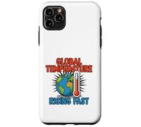 Rising Planet Heat Climate Awareness Graphic Concept Case for iPhone 11 Pro Max