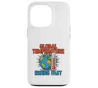Rising Planet Heat Climate Awareness Graphic Concept Case for iPhone 13 Pro