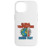 Rising Planet Heat Climate Awareness Graphic Concept Case for iPhone 14