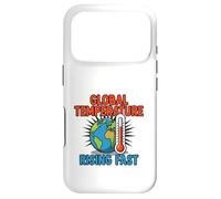 Rising Planet Heat Climate Awareness Graphic Concept Case for iPhone 17 Pro