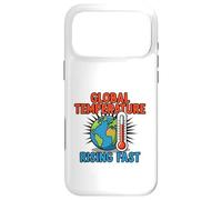 Rising Planet Heat Climate Awareness Graphic Concept Case for iPhone 17 Pro Max