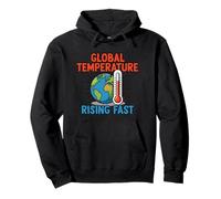Rising Planet Heat Climate Awareness Graphic Concept Pullover Hoodie