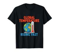 Rising Planet Heat Climate Awareness Graphic Concept T-Shirt